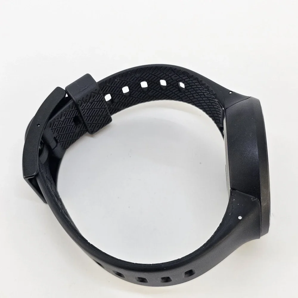 Puma Slick Men's Watch 45MM Black Dial Date Black Plastic Bands New Battery